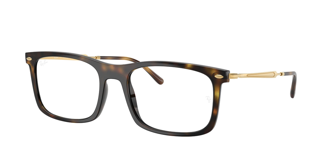 Prescription glasses ray-ban rx7260 2012 havana rectangular unisex size 54mm - Main view