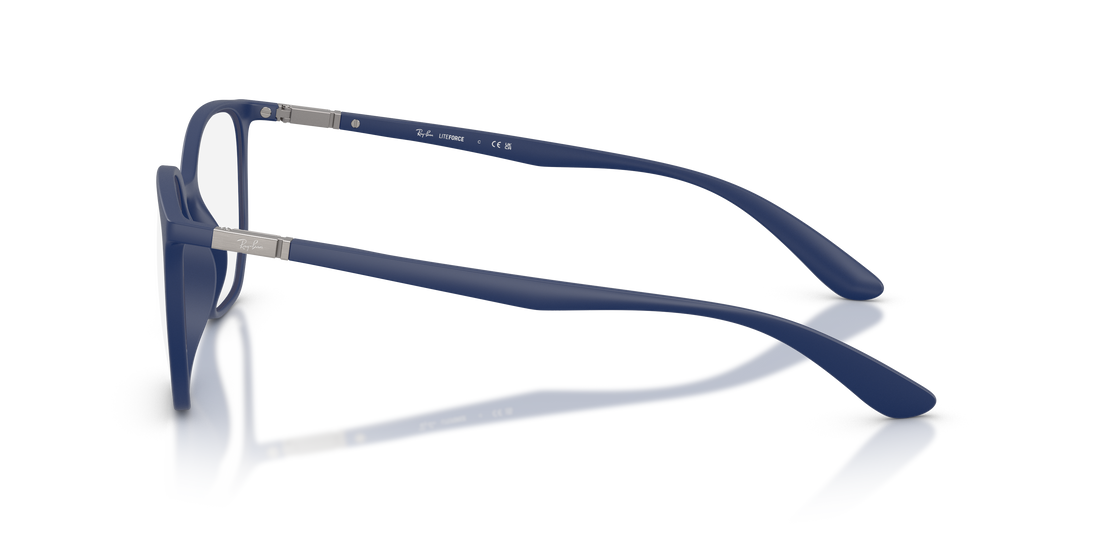 Gafas graduadas ray-ban rx7397 5207 azul irregular unisex talla 50mm - Vista de detalle