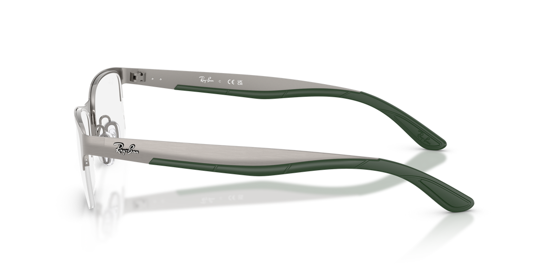 Occhiali da vista ray-ban rx7551 3221 gris rectangular unisex taglia 54mm - Vista dettagliata