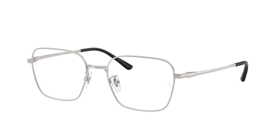 Occhiali da vista ray-ban rx8784d 1002 plateado square unisex taglia 54mm - Vista principale