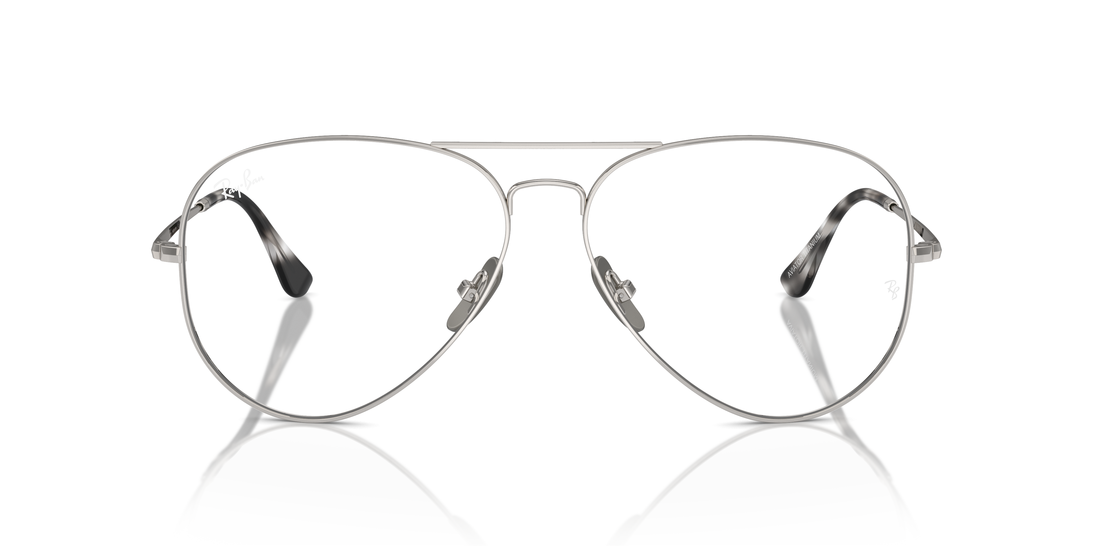RAY-BAN RX8789 AVIATOR TITANIUM 1002 58