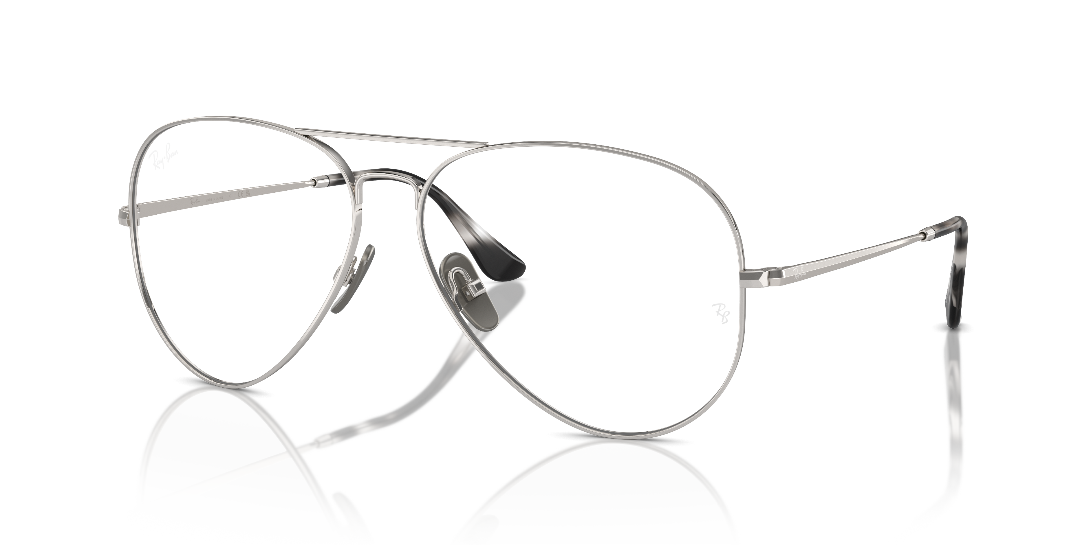 RAY-BAN RX8789 AVIATOR TITANIUM 1002 58