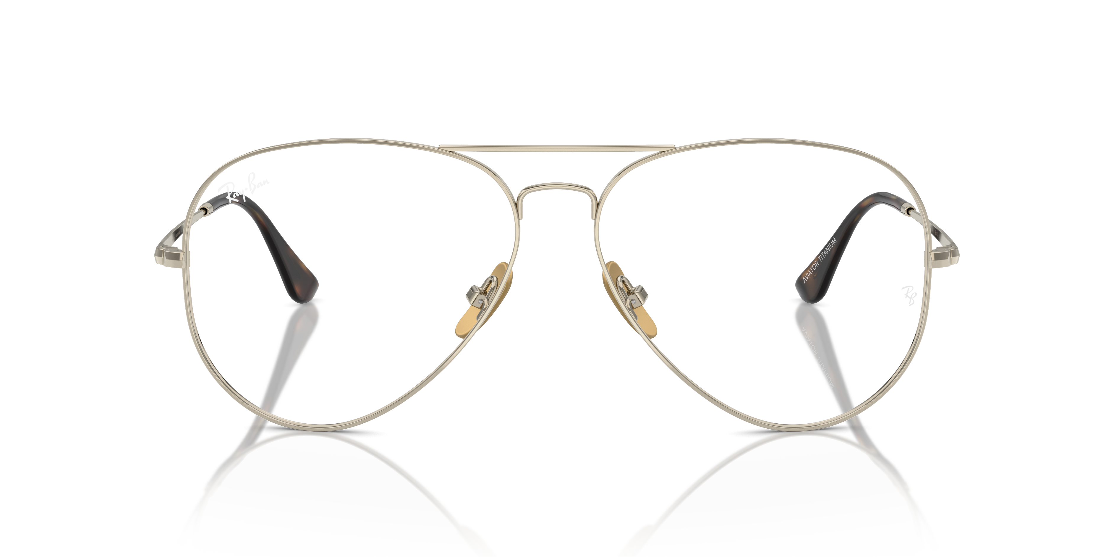 RAY-BAN RX8789 AVIATOR TITANIUM 1246 58