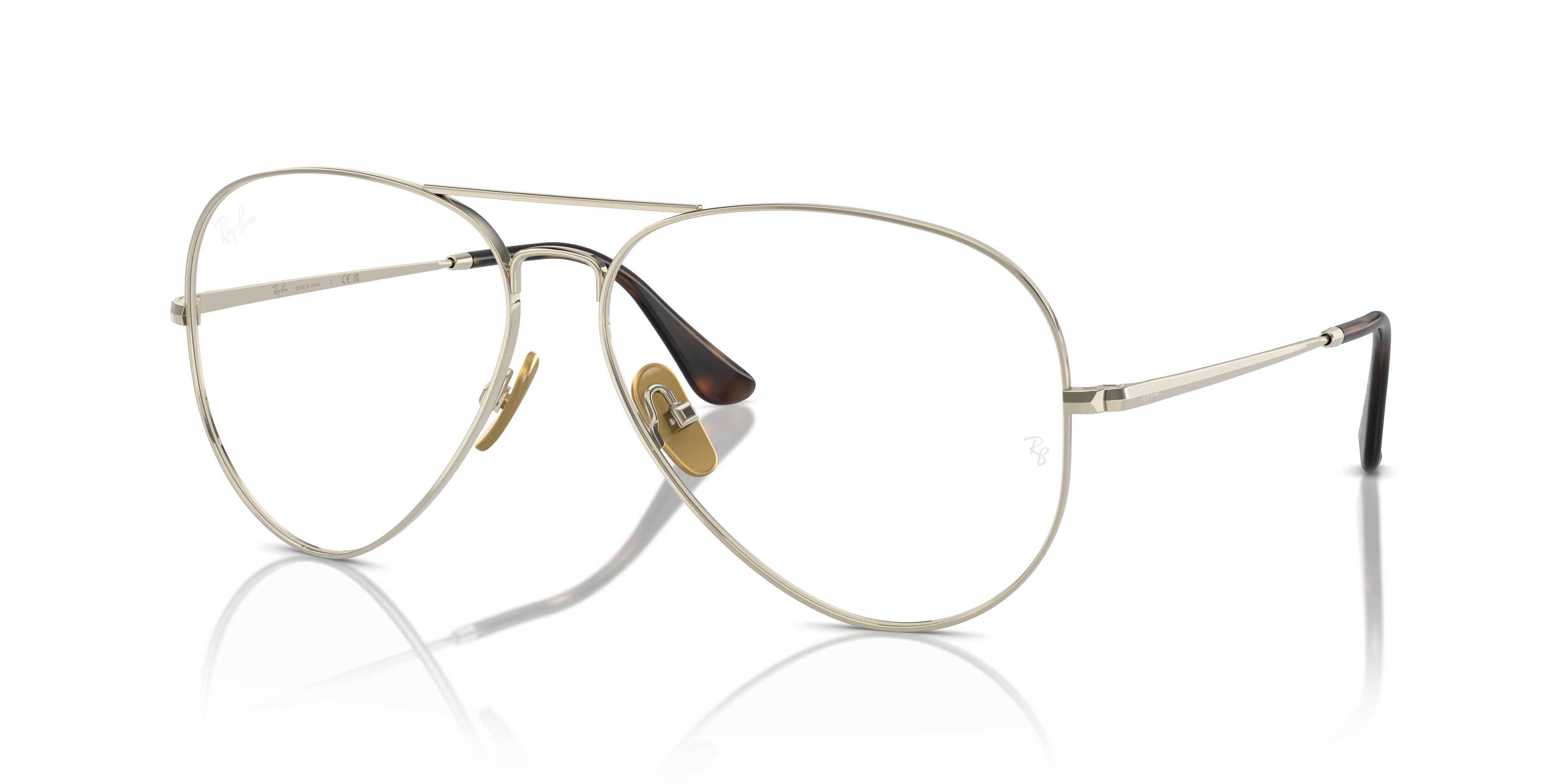 RAY-BAN RX8789 AVIATOR TITANIUM 1246 58