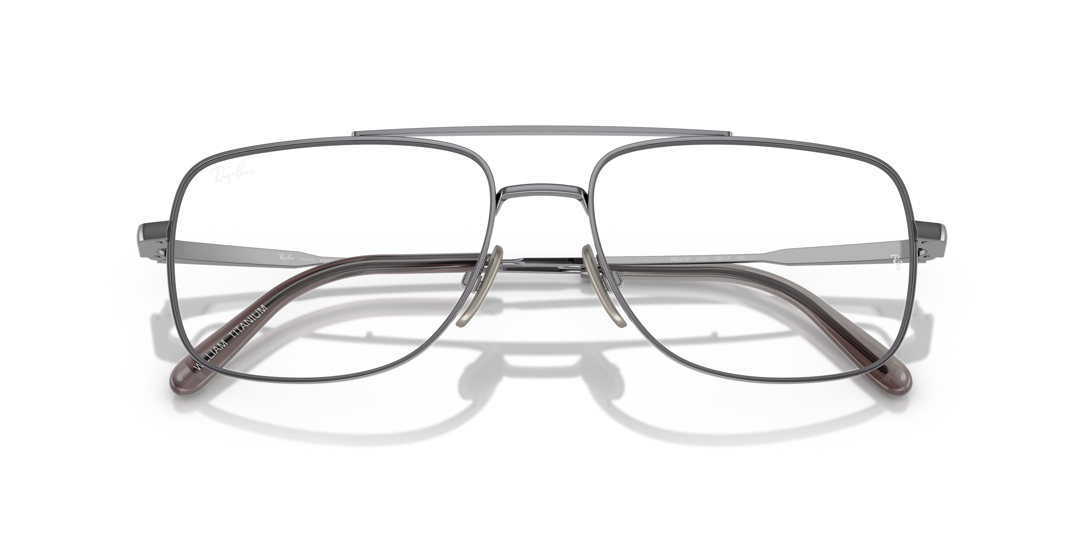 RAY-BAN RX8797 WILLIAM TITANIUM 1000 58