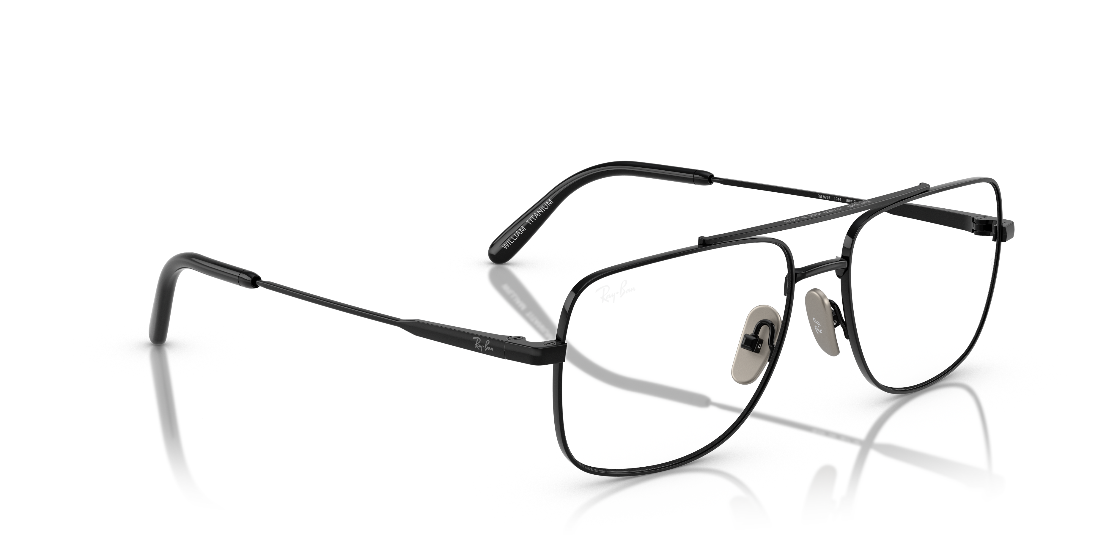 RAY-BAN RX8797 WILLIAM TITANIUM 1244 56