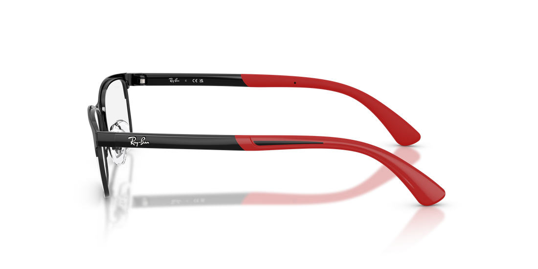 Prescription glasses ray-ban junior ry1061 4065 negro rectangular infantil size 48mm - Detailed view