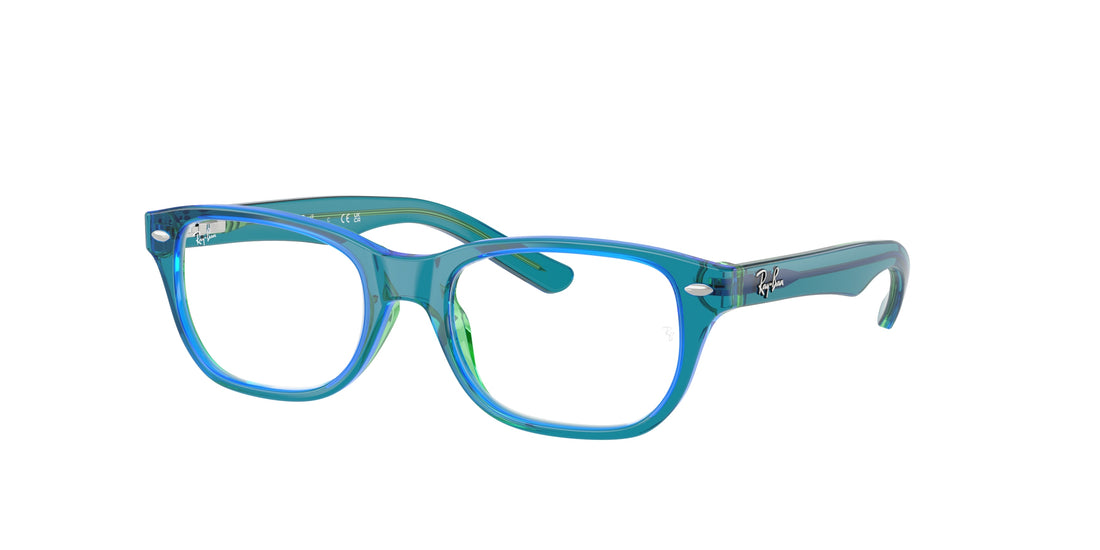 Brillen ray-ban junior ry1555 3996 azul square infantil größe 48mm - Hauptansicht