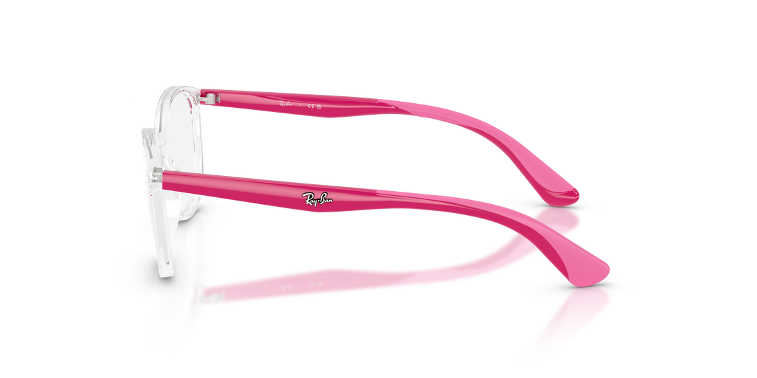 Óculos graduados ray-ban junior ry1598 7536 transparente square infantil tamanho 49mm - Vista de detalhe