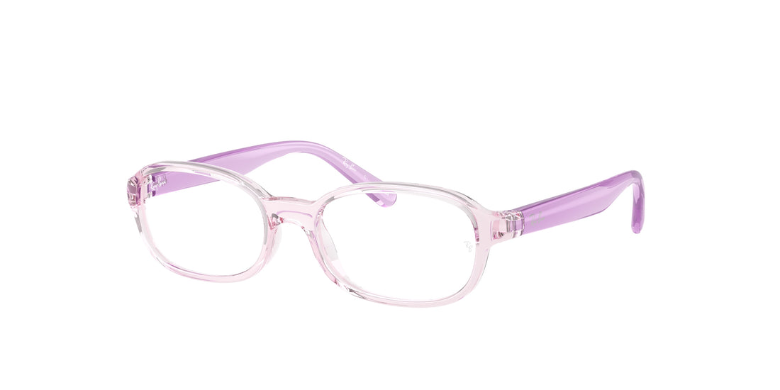 Óculos graduados ray-ban junior ry1904 7534 rosa pillow infantil tamanho 46mm - Vista principal