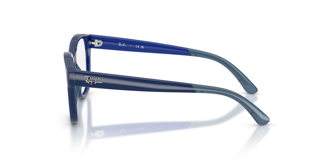 Brillen ray-ban junior ry1950 7205 azul square infantil größe 44mm - Detailansicht