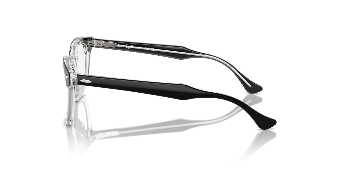 Brillen ray-ban junior ry9098v 3529 negro square unisex größe 43mm - Detailansicht