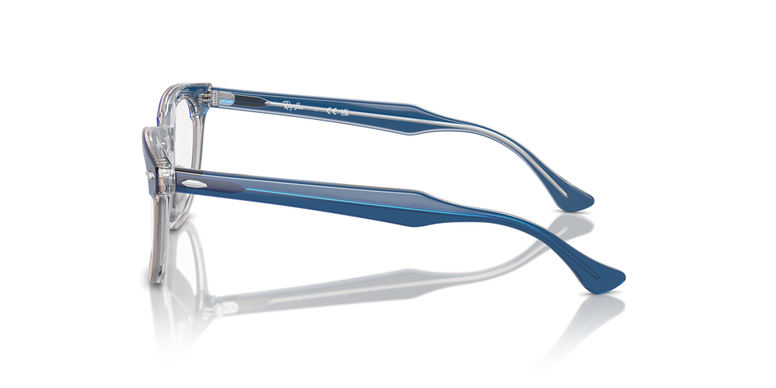 Brillen ray-ban junior ry9098v 3959 azul square unisex größe 43mm - Detailansicht