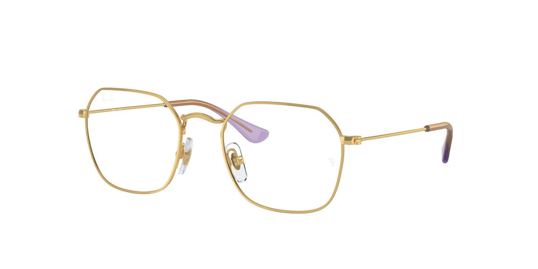 Prescription glasses ray-ban junior ry9594v 4091 dorado irregular unisex size 45mm - Main view