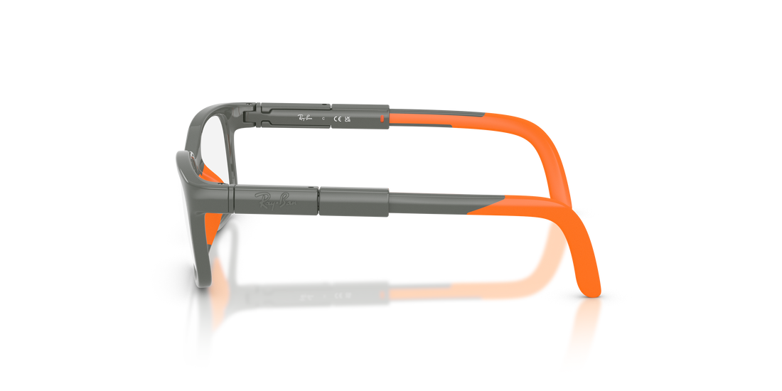 Prescription glasses ray-ban junior rya1980 7533 gris pantos infantil size 47mm - Detailed view