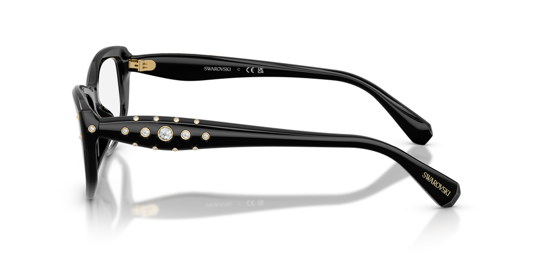 Occhiali da vista swarovski sk2062u 1001 negro pillow femenino taglia 54mm - Vista dettagliata