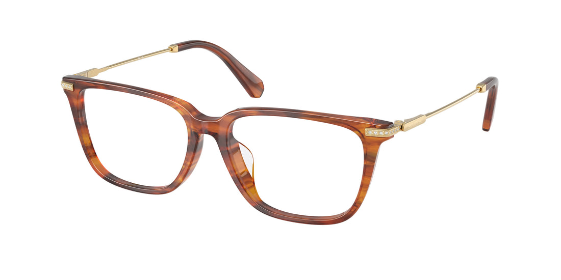 Gafas graduadas swarovski sk2067d 1091 marron pillow femenino talla 53mm - Vista principal