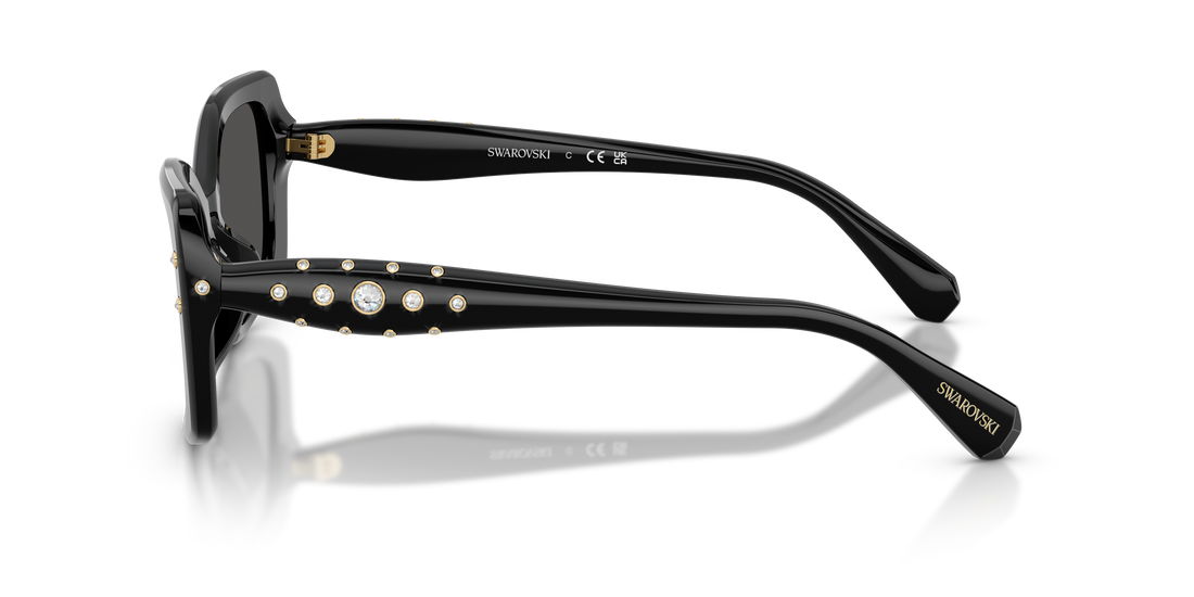 Occhiali da sole swarovski sk6058u 100187 negro pillow femenino taglia 54mm - Vista dettagliata