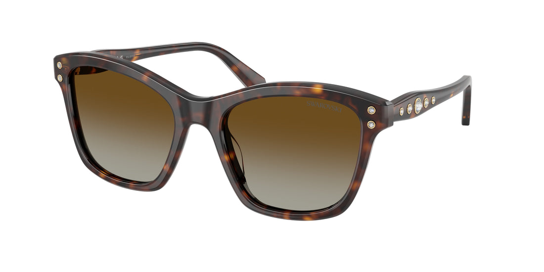 Occhiali da sole swarovski sk6063 1002t5 havana square femenino taglia 54mm - Vista principale