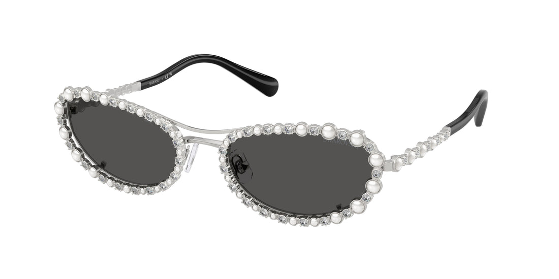 Occhiali da sole swarovski sk7044 400187 plateado oval femenino taglia 56mm - Vista principale