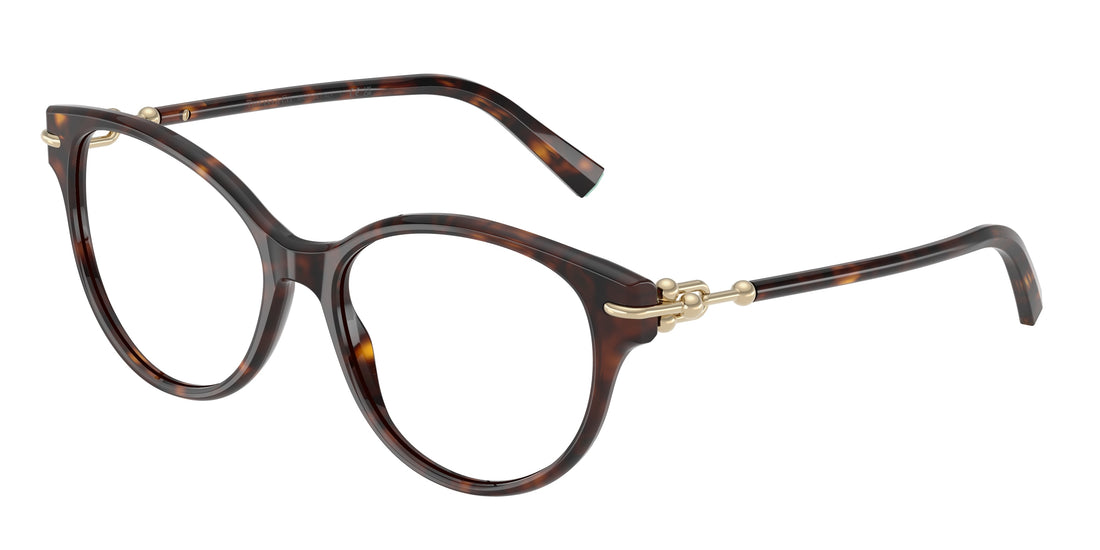 Brillen tiffany tf2289 8015 havana cat eye femenino größe 55mm - Hauptansicht