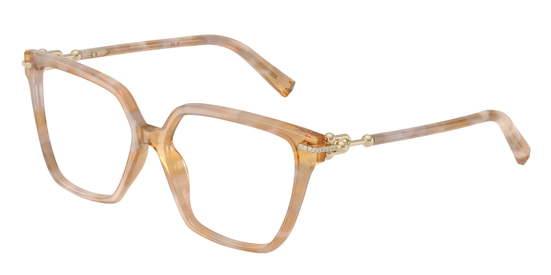 Brillen tiffany tf2290bu 8451 havana square femenino größe 53mm - Hauptansicht