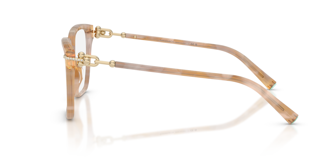 Brillen tiffany tf2290bu 8451 havana square femenino größe 53mm - Detailansicht