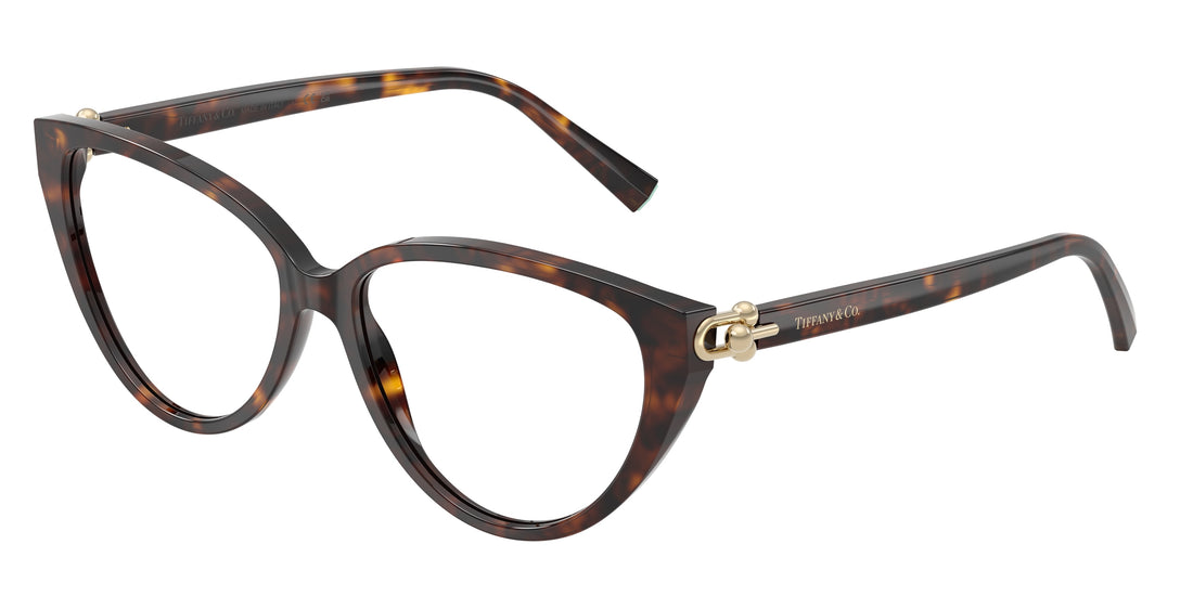 Brillen tiffany tf2292 8015 havana cat eye femenino größe 57mm - Hauptansicht