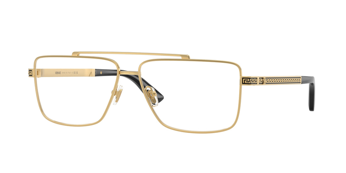 Brillen versace ve1315 1436 dorado rectangular masculino größe 56mm - Hauptansicht