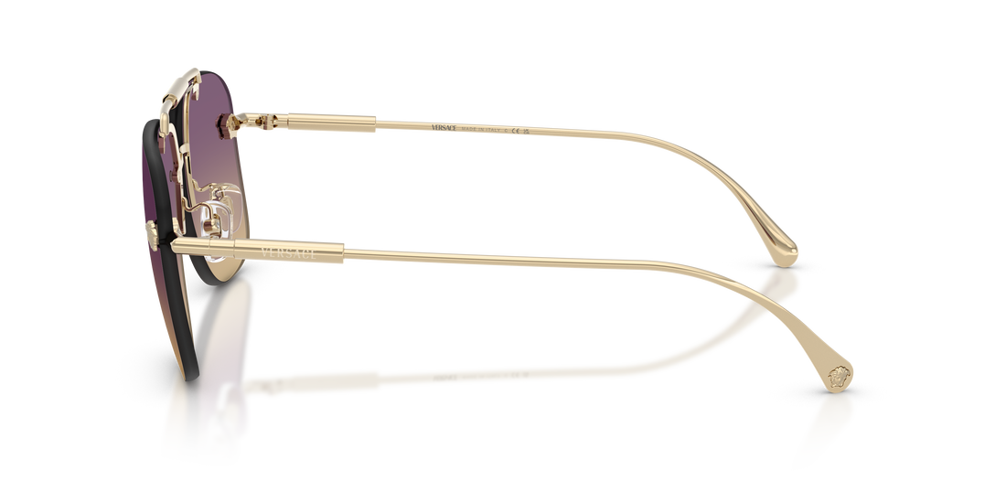 Occhiali da sole versace ve2296 125270 dorado square femenino taglia 60mm - Vista dettagliata