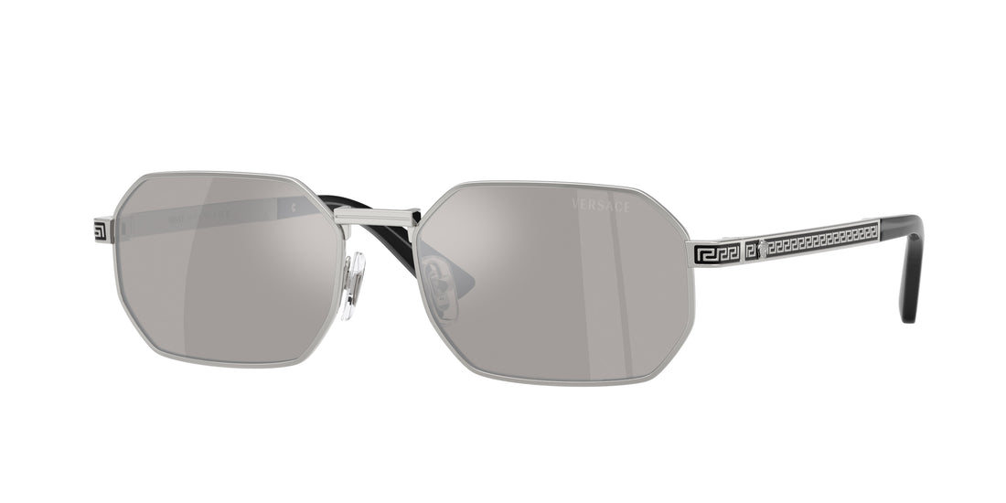 Sonnenbrillen versace ve2297 10006g plateado rectangular masculino größe 54mm - Hauptansicht