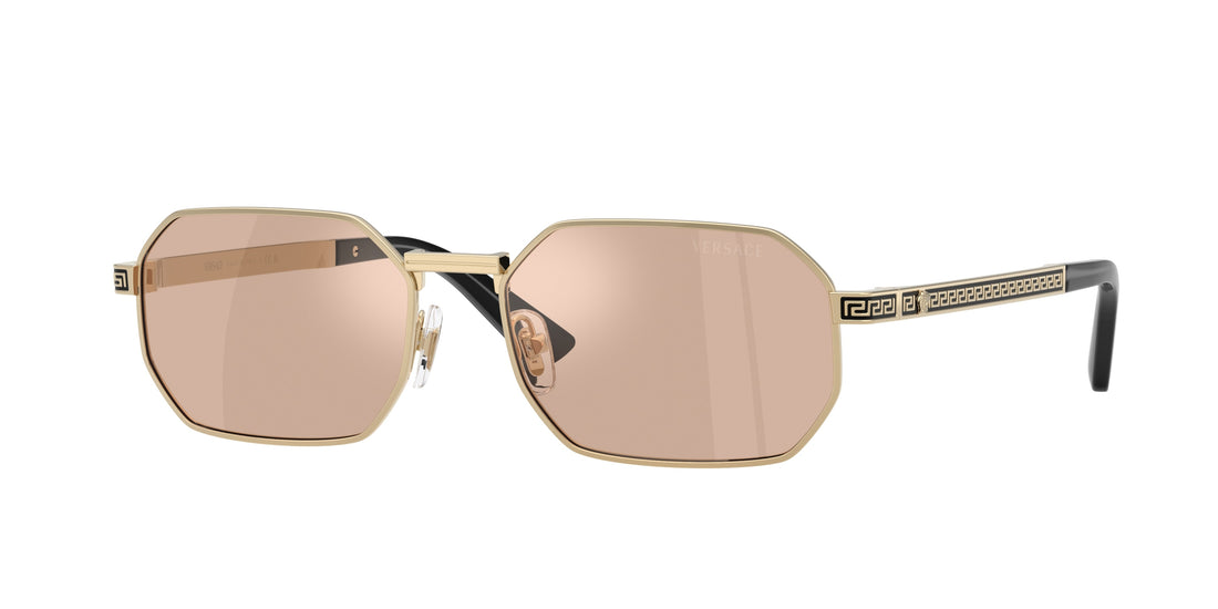 Sonnenbrillen versace ve2297 1252/5 dorado rectangular masculino größe 54mm - Hauptansicht