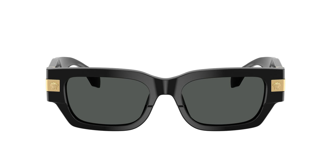 Occhiali da sole versace ve4465 gb1/87 negro rectangular masculino taglia 53mm - Vista dettagliata
