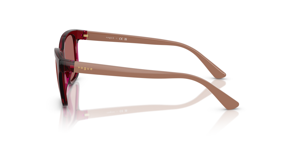 Gafas de sol vogue eyewear vj2027 306669 rojo rectangular infantil talla 49mm - Vista de detalle