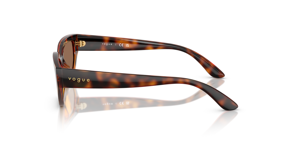Gafas de sol vogue eyewear vj2029 w65673 marron irregular infantil talla 52mm - Vista de detalle