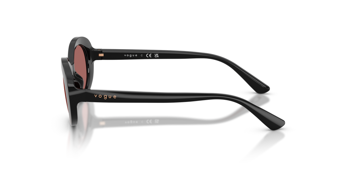 Sunglasses vogue eyewear vj2032 w44/69 negro oval infantil size 49mm - Detailed view