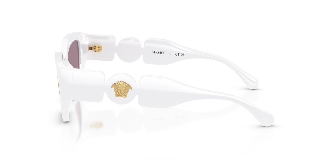 Occhiali da sole versace vk4007u 314/1t blanco irregular infantil taglia 48mm - Vista dettagliata