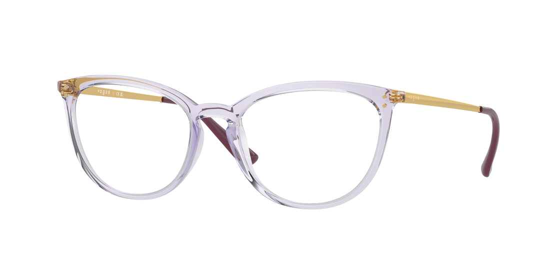 Óculos graduados vogue eyewear vo5276 2745 morado cat eye femenina tamanho 51mm - Vista principal
