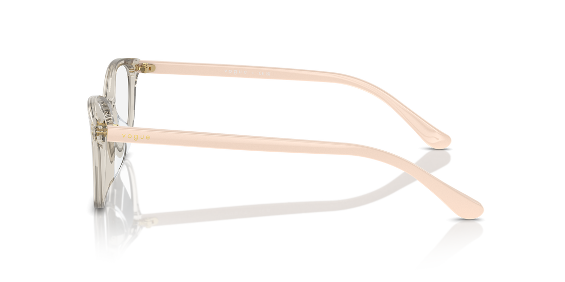 Brillen vogue eyewear vo5502d 2998 transparente cat eye femenino größe 54mm - Detailansicht