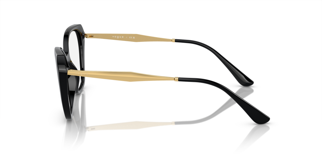Óculos graduados vogue eyewear vo5522 w44 femenina tamanho 54mm - Vista de detalhe