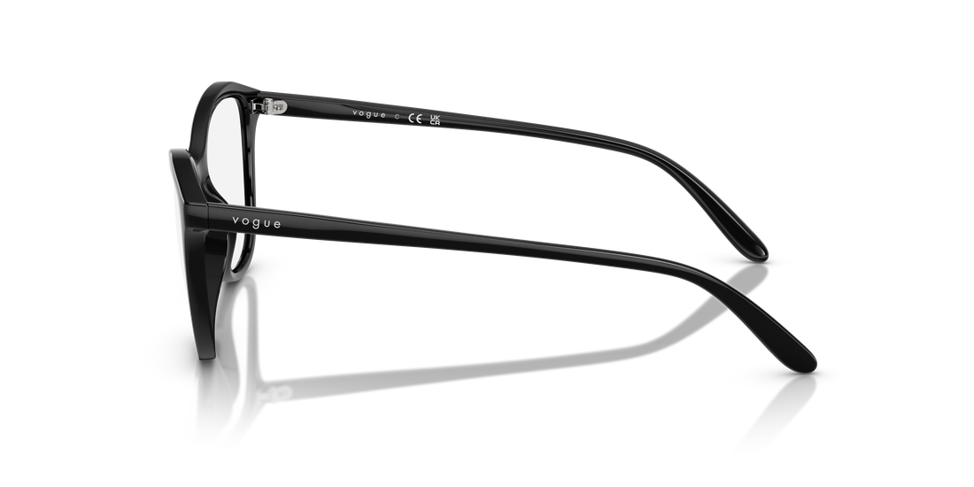 Brillen vogue eyewear vo5602 w44 negro irregular femenina größe 54mm - Detailansicht