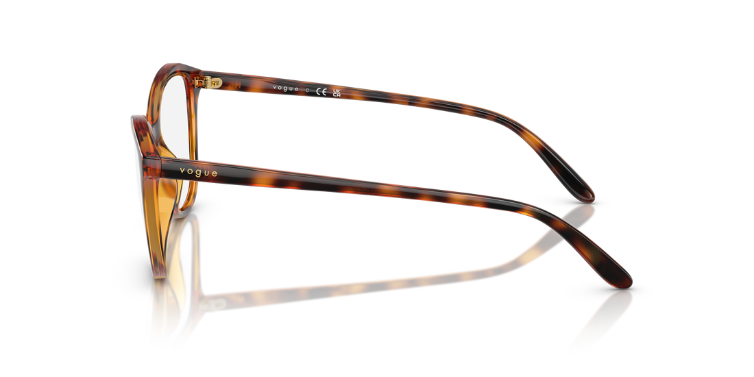 Brillen vogue eyewear vo5602 w656 marrón irregular femenina größe 52mm - Detailansicht