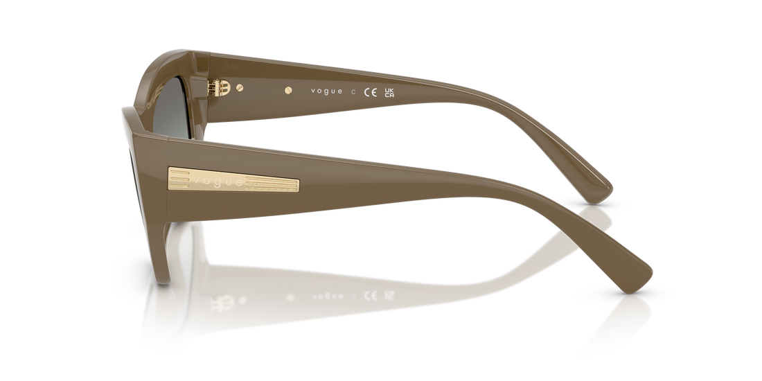 Occhiali da sole vogue eyewear vo5607s 317511 marrón irregular femenino taglia 53mm - Vista dettagliata
