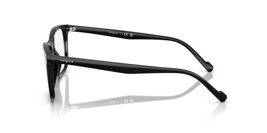 Gafas graduadas vogue eyewear vo5617 w44 negro pillow masculino talla 55mm - Vista de detalle