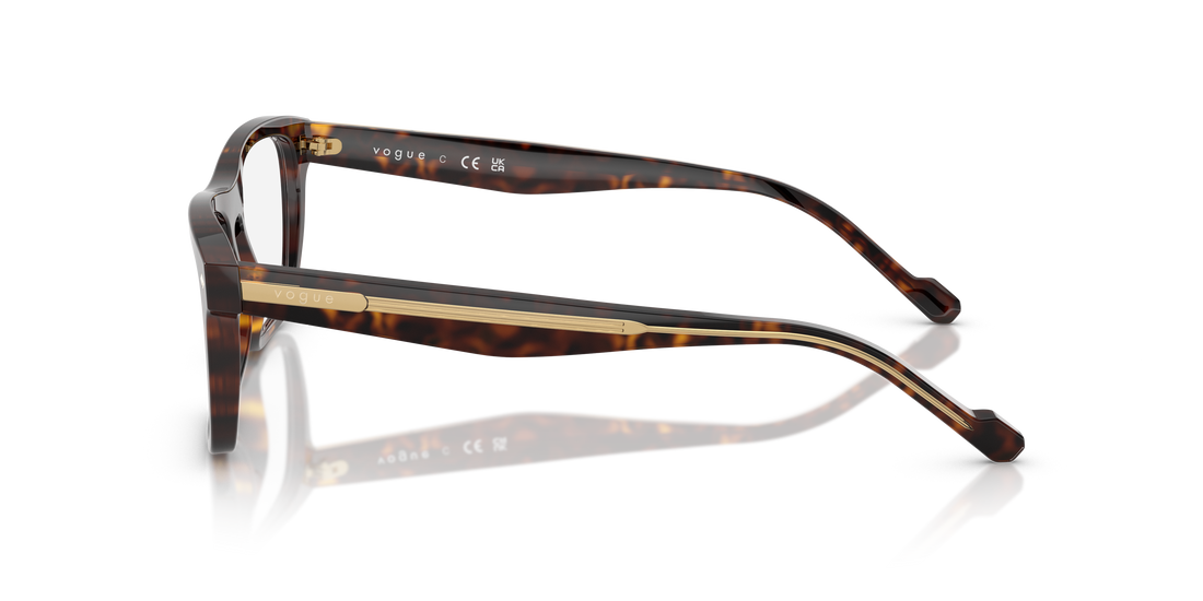 Gafas graduadas vogue eyewear vo5619 w656 marron pillow masculino talla 52mm - Vista de detalle