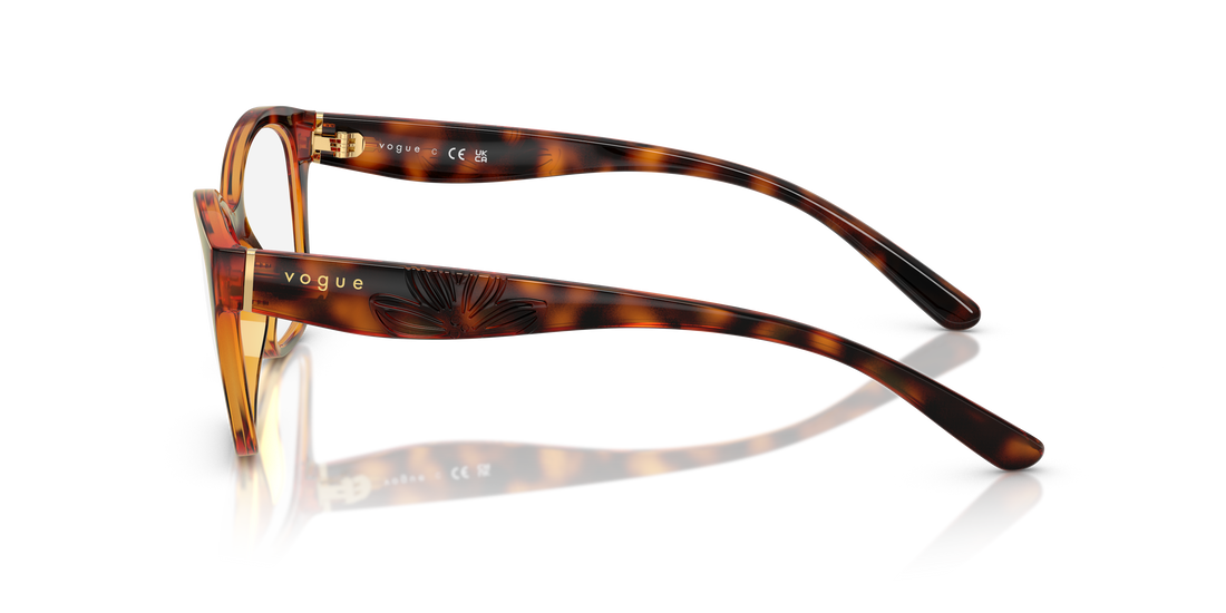 Gafas graduadas vogue eyewear vo5628 w656 marron irregular femenino talla 51mm - Vista de detalle