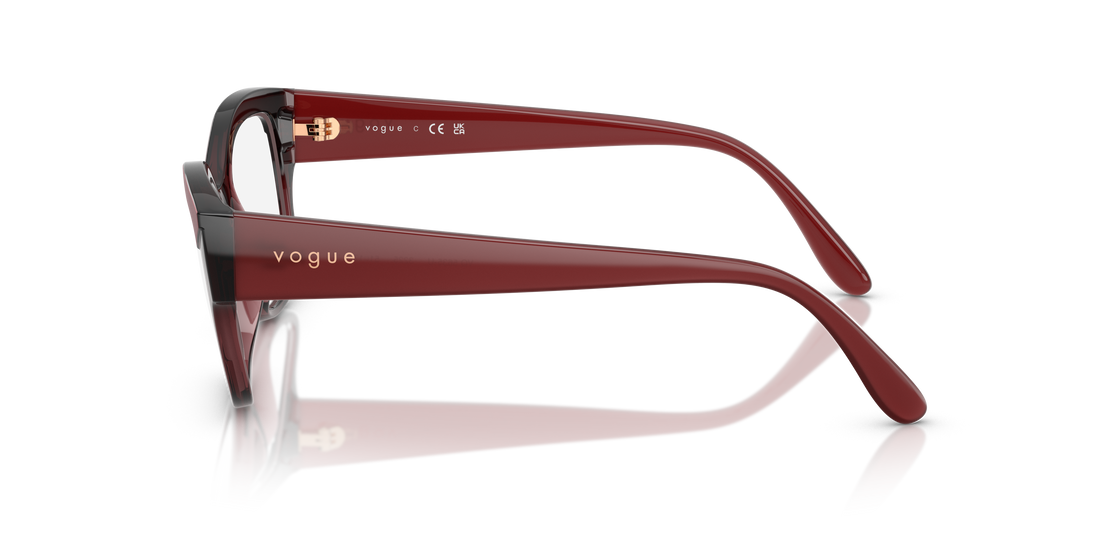 Gafas graduadas vogue eyewear vo5635u 3225 rojo pillow femenino talla 51mm - Vista de detalle