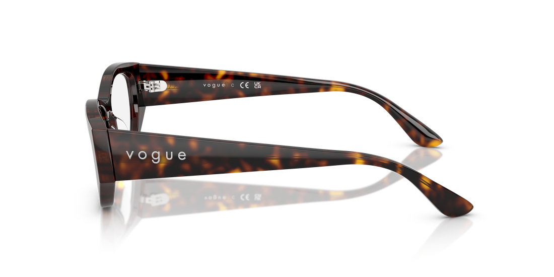 Gafas graduadas vogue eyewear vo5640u w656 marron pillow femenino talla 53mm - Vista de detalle