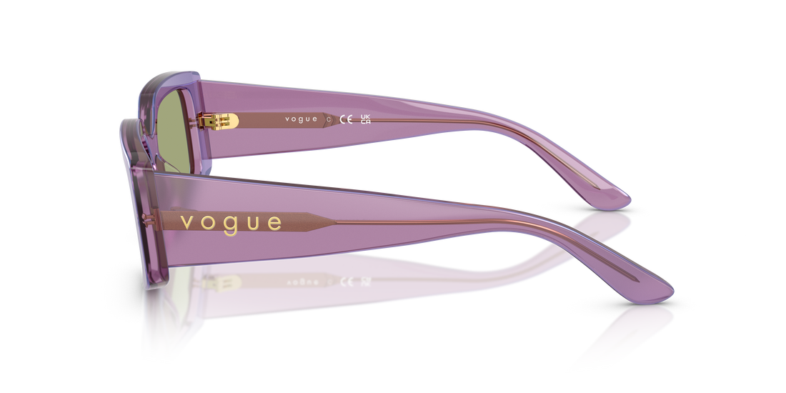 Gafas de sol vogue eyewear vo5642su 323682 violeta rectangular femenino talla 55mm - Vista de detalle