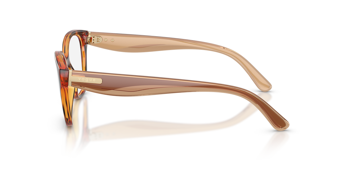 Occhiali da vista vogue eyewear vo5712 w656 marron pantos femenino taglia 53mm - Vista dettagliata